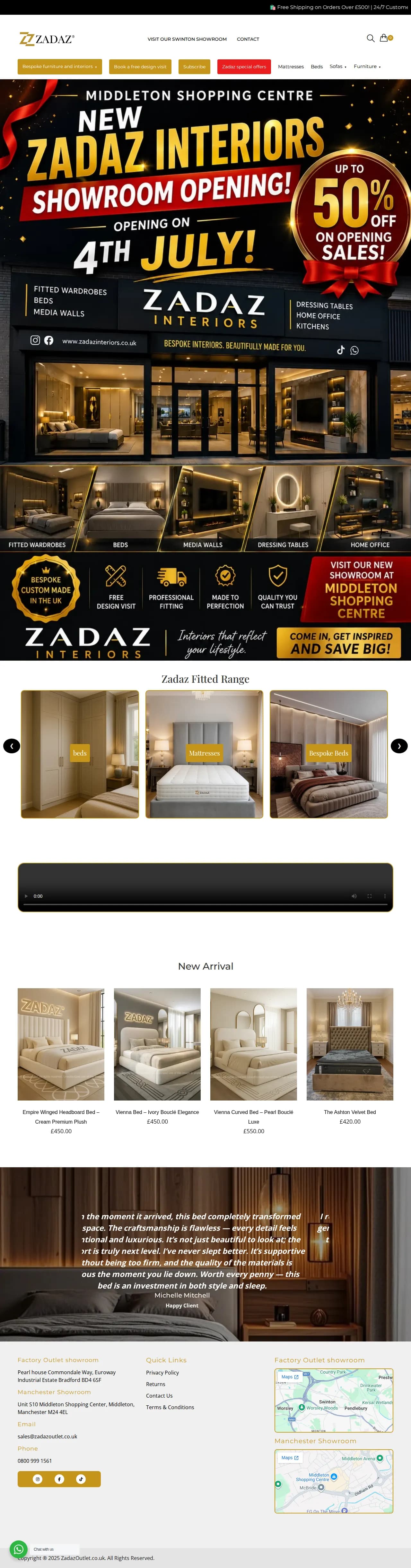Zadaz Outlet — captured screenshot